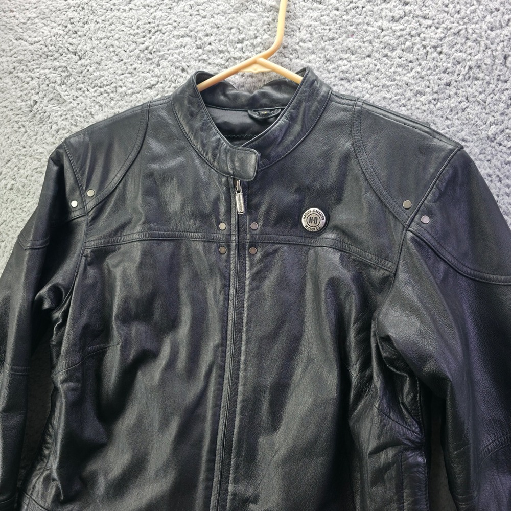 Harley Davidson Leather Rider Jacket Women RN 103819 / CA 03402 Medium